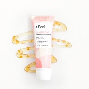 feel Beauty Harmony Rose Petal Facial Mask, Mini Travel Size, Pink Bottle, New